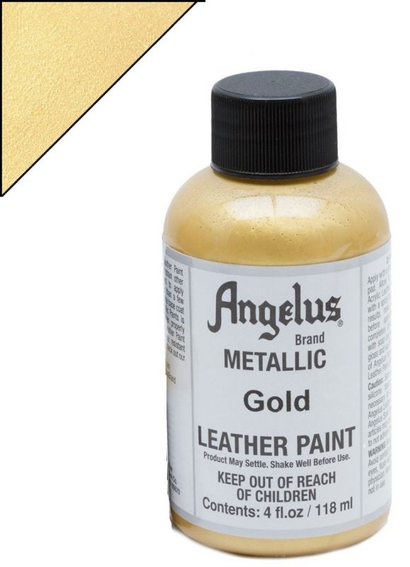 vendita ANGELUS Colore per pelle e tessuto 072C METALLIC GOLD - ORO  METALLIZZATO 118 ML