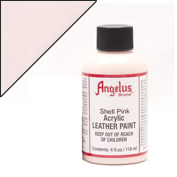Angelus Acrylic Leather Paint 4 oz - Shell Pink