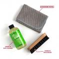 ANGELUS EASY CLEANER KIT cleaner, brush, microfiber towel