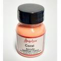 ANGELUS Color for leather and fabric 277C CORAL 29,5 ML
