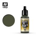 Vallejo MODEL AIR 17 ml colore OLIVE GREEN  RLM80